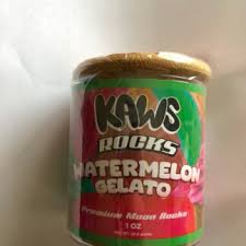 kaws rocks watermelon gelato