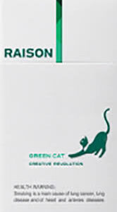 Raison green cat